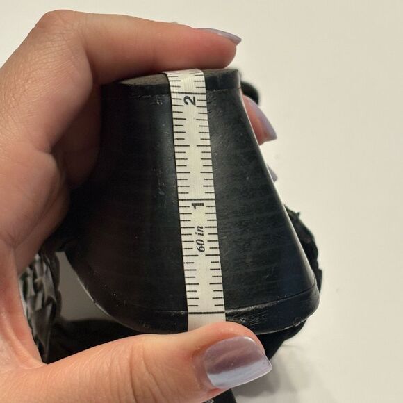 Life Stride Women's Black Open Toe Mule Slide Sandal Slip-On Size 7 FLAW - Picture 10 of 10